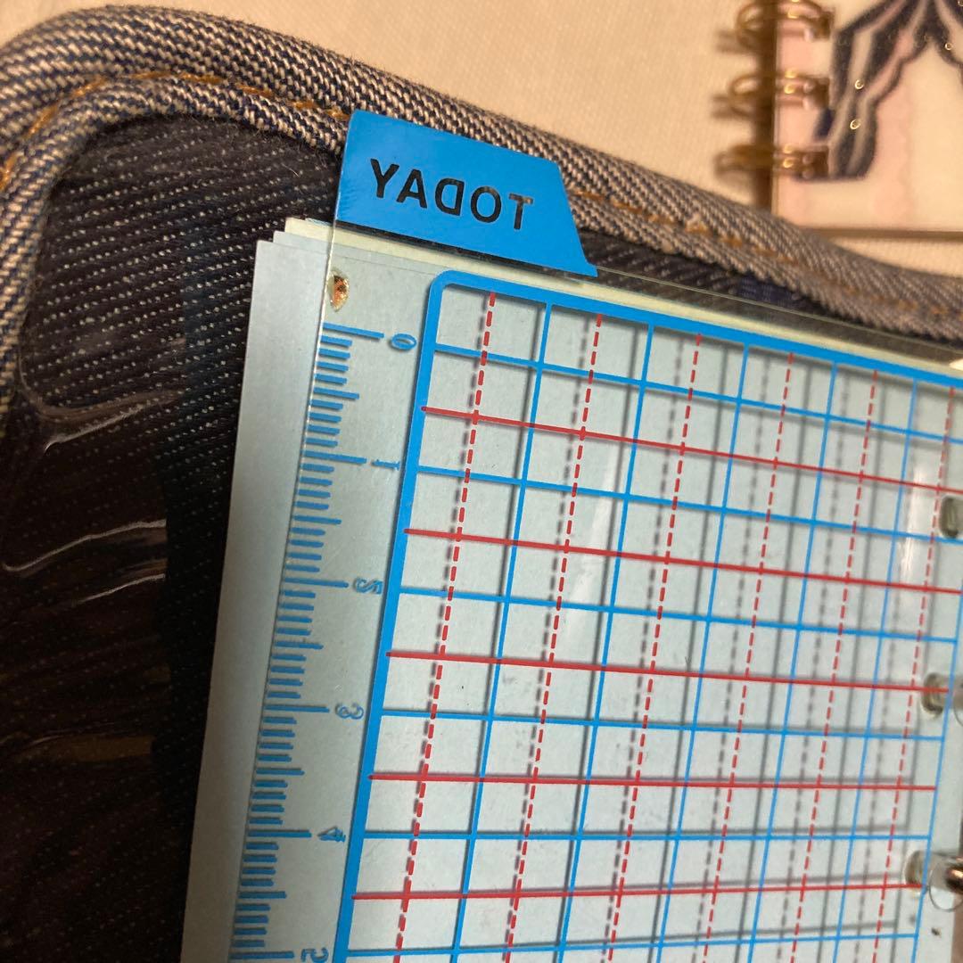 ★平成レトロ デニム　手帳　シール帳　ノートセット