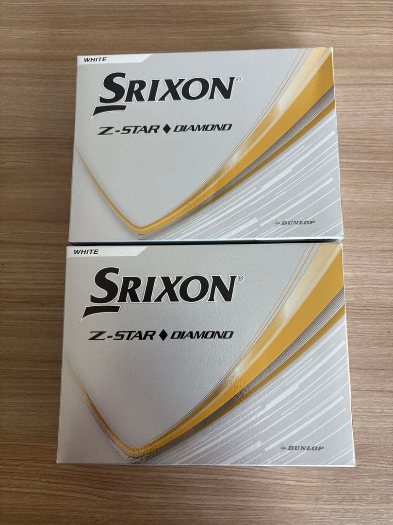 2025Srixon Z-STAR DIAMOND ホワイト 2ダースセット