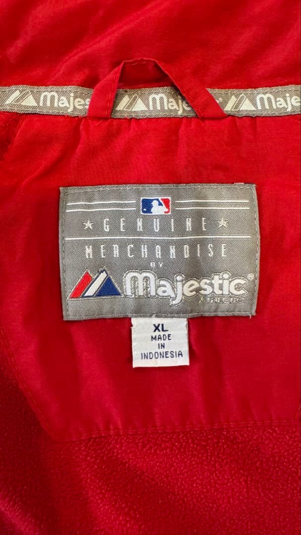 majestic MLB BOSTON REDSOXナイロンジャケット