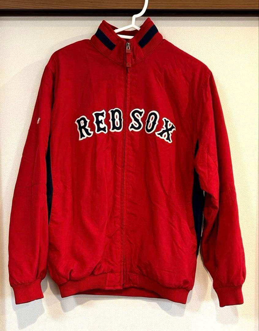 majestic MLB BOSTON REDSOXナイロンジャケット