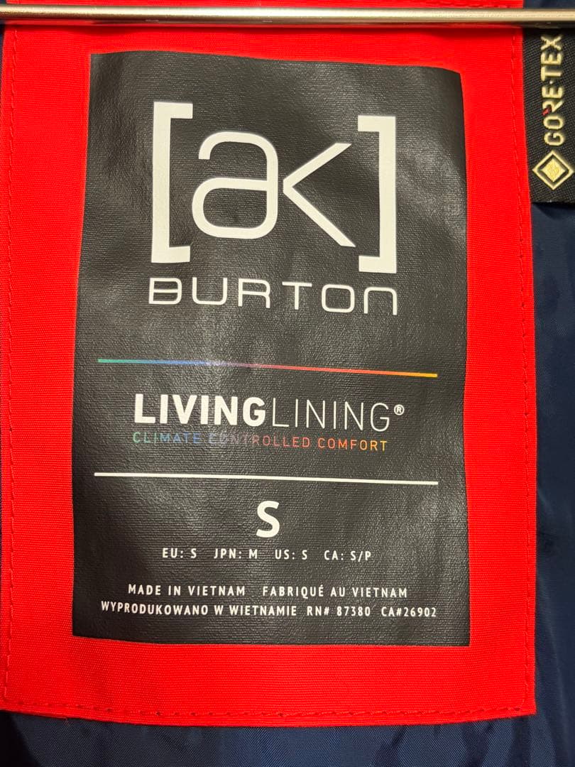 スノーボード BURTON AK Cyclic Jacket Gore-tex