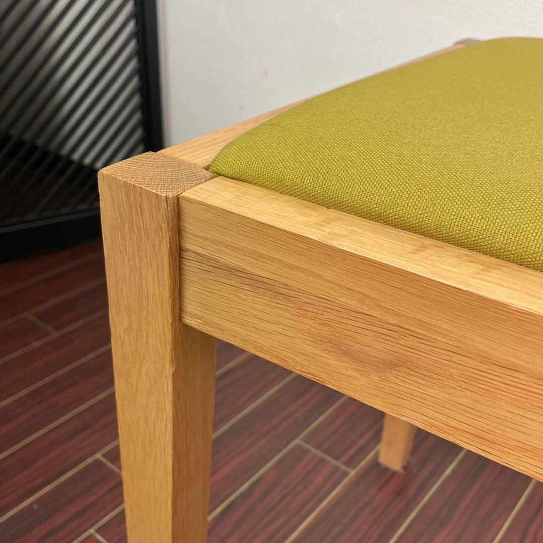 生地張替え済み♪ 無印 オーク材チェア ダイニングチェア MUJI 廃盤 北欧