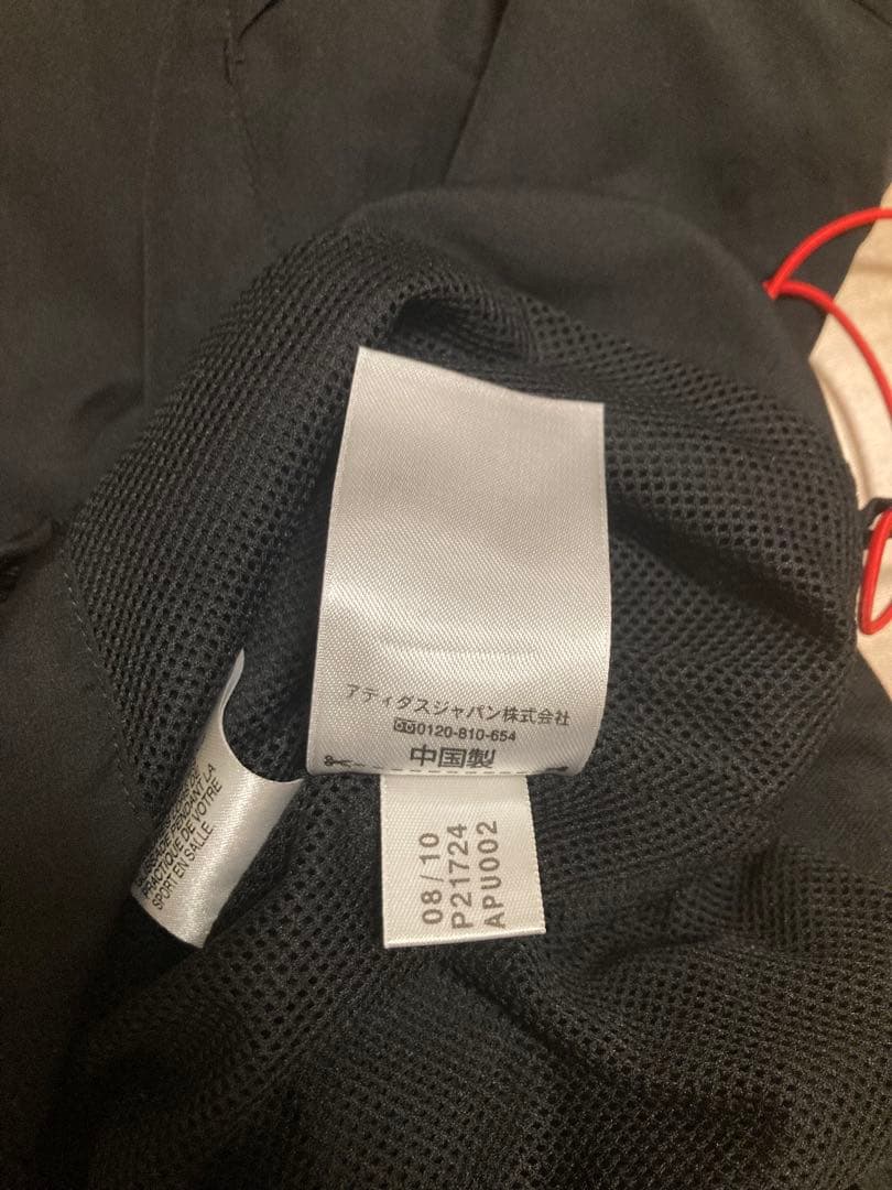 adidas Predator ナイロンジャケット ブラック/レッド