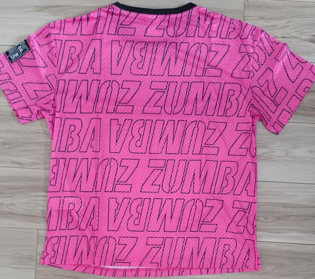 Lucy　ZUMBA メッシュ Tシャツ 蛍光イエロー、ピンクMサイズ4枚