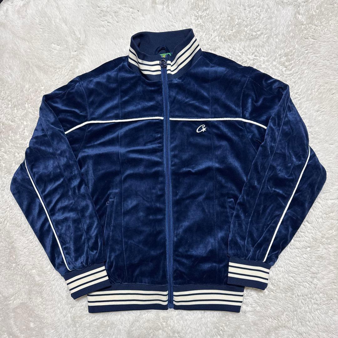 Corteiz VVS Uptown Velour セットアップ Sネイビー