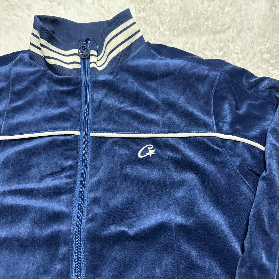Corteiz VVS Uptown Velour セットアップ Sネイビー