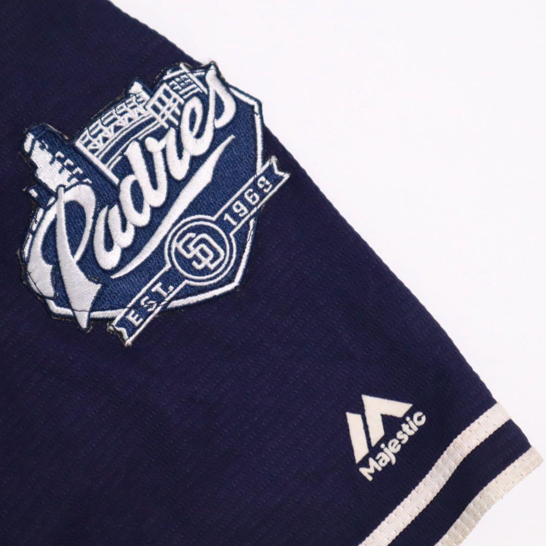 majestic USA製 PADRES パドレス ユニフォーム 刺繍 ワッペン