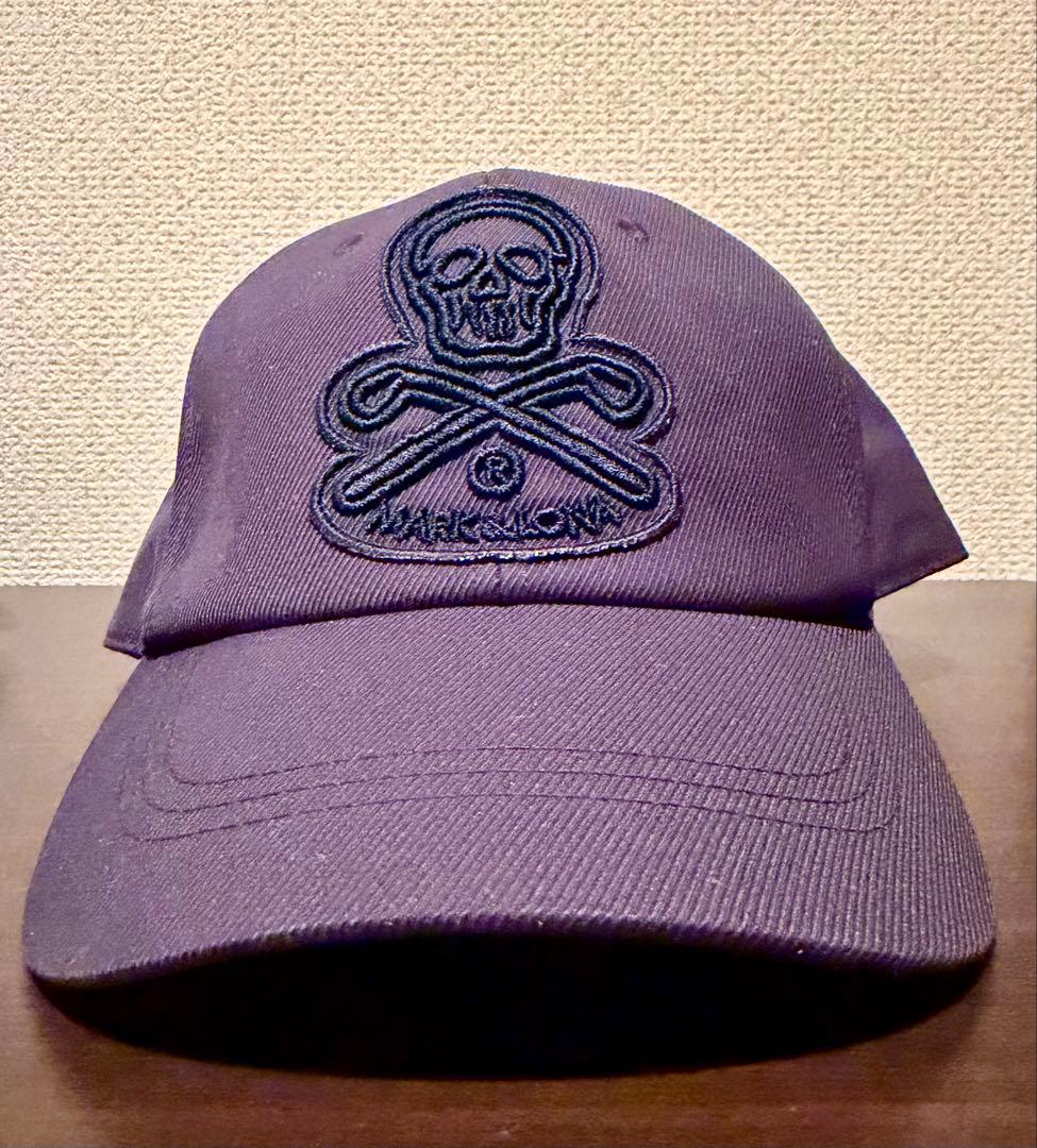 マークアンドロナ　ネイビーキャップ used