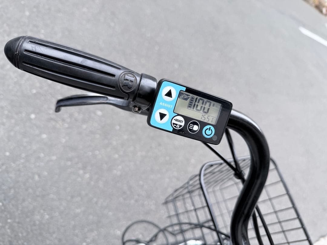 大阪府　子供乗せ　ヤマハ　電動アシスト自転車 チャイルドシート付き ホワイト