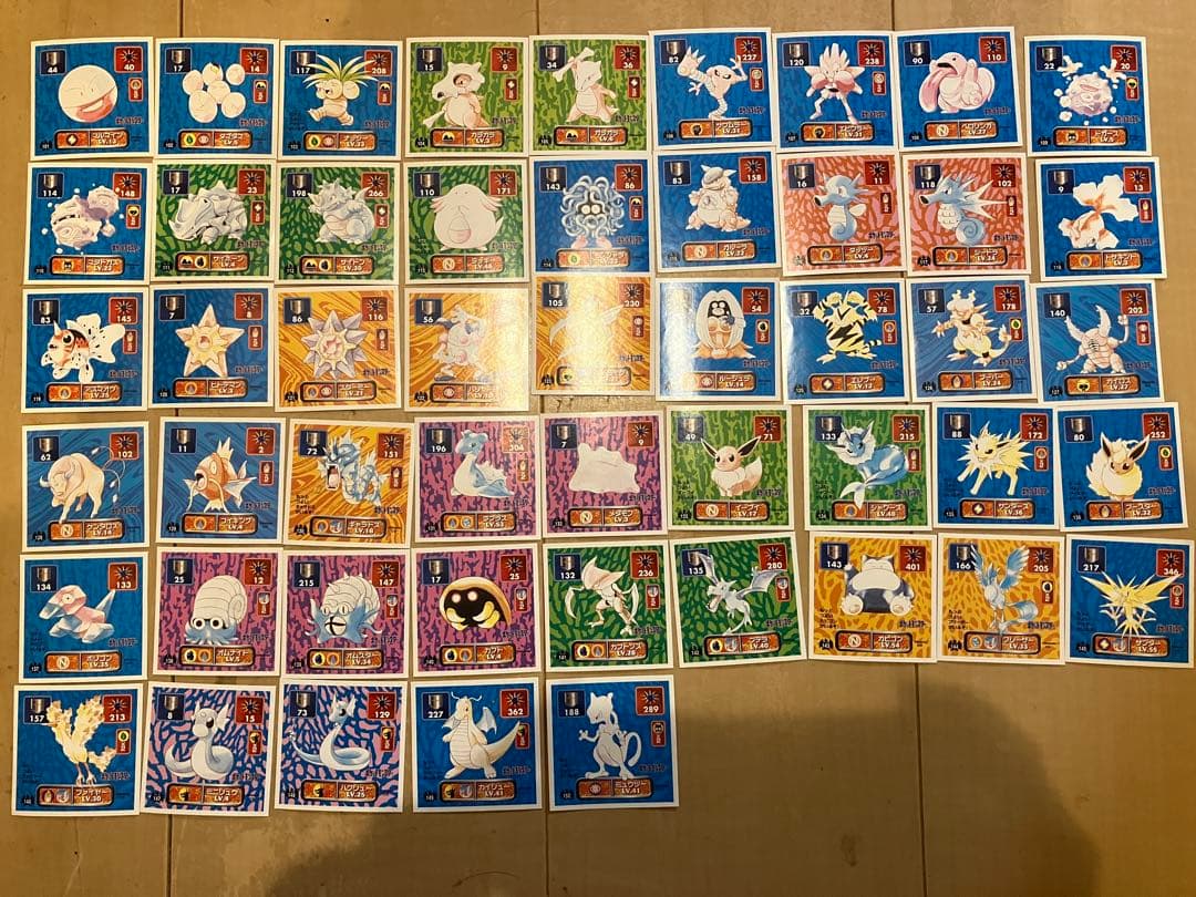 【激レア】美品！アマダ ポケモン初代最強シール烈伝ノーマルコンプ150枚セット