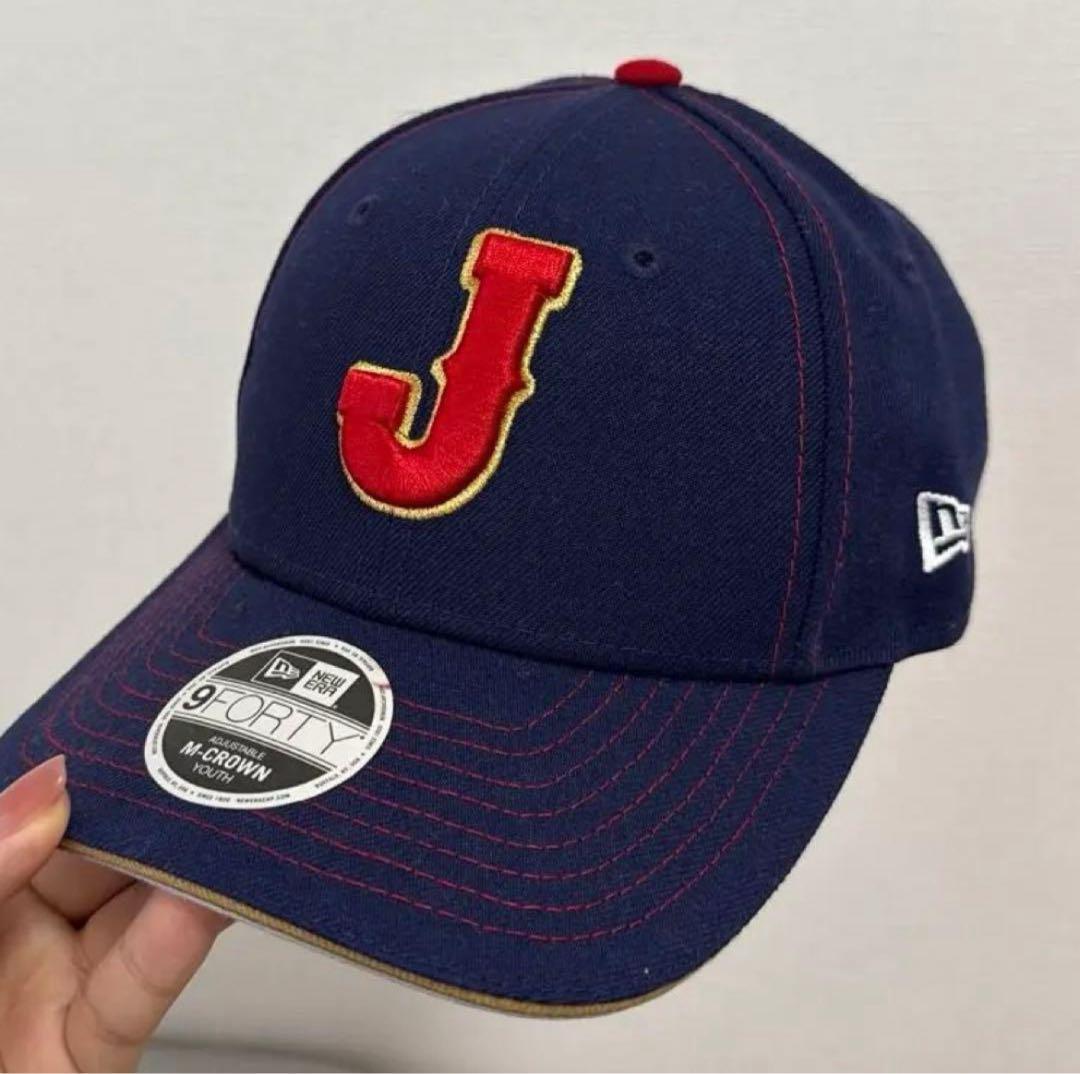 侍ジャパン WBC New Era 9FORTY キャップ ネイビー J刺繍