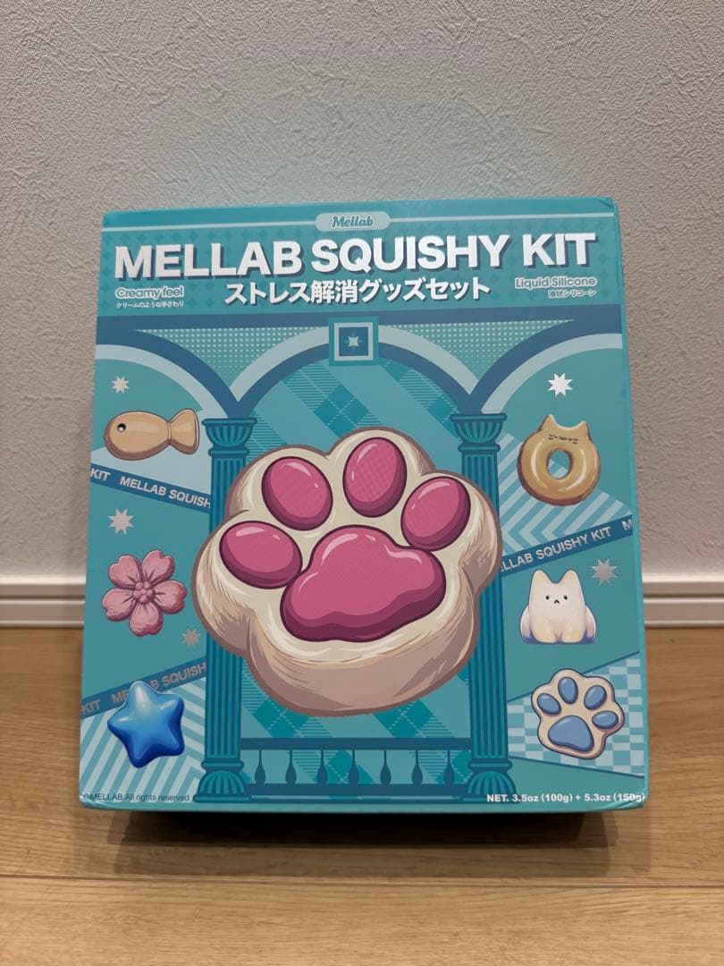 新作 MELLAB SQUISHY KIT スクイーズ キャットクロー　3セット