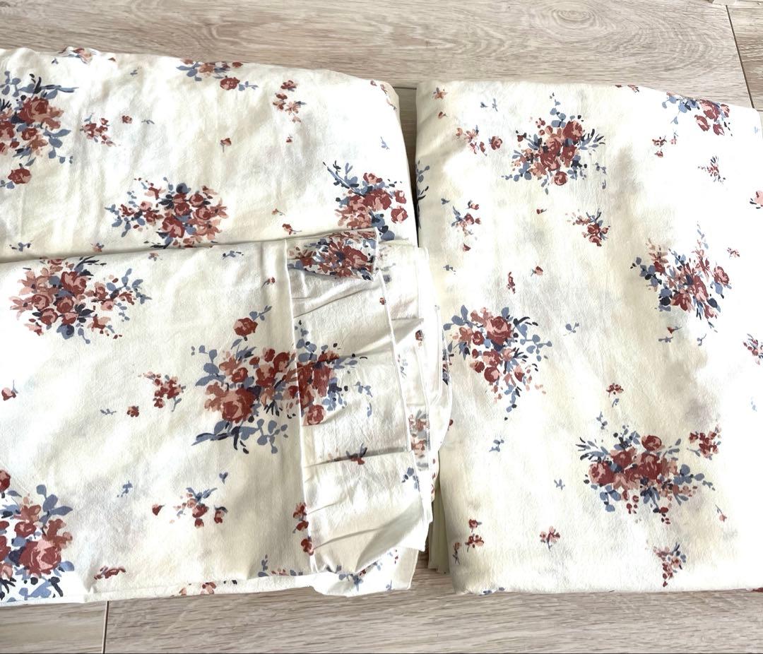 【新品】ジェラートピケ sleep 花柄３点セット シングル 寝具カバー