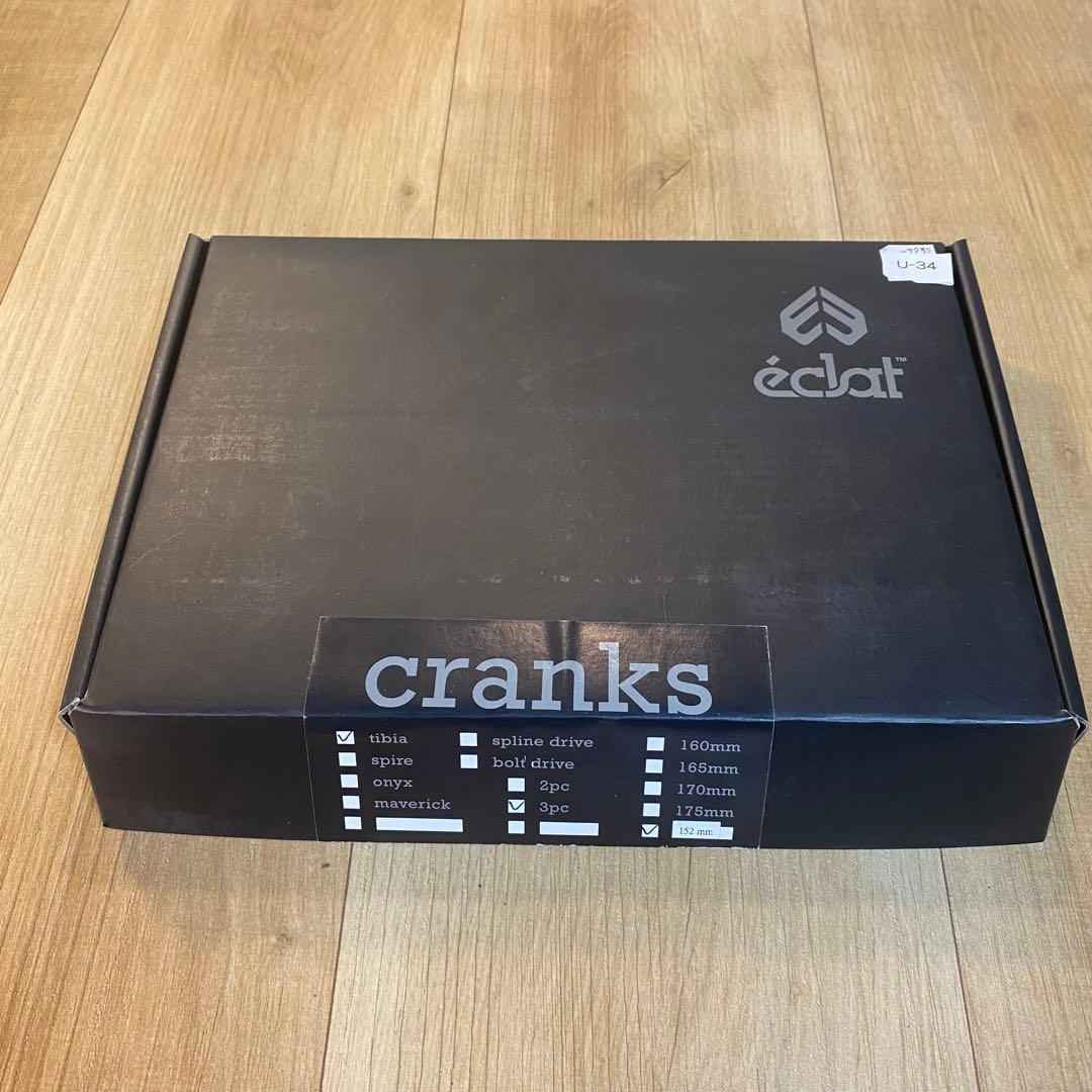 未使用 eclat TIBIA XLT 3pc　クランクセット