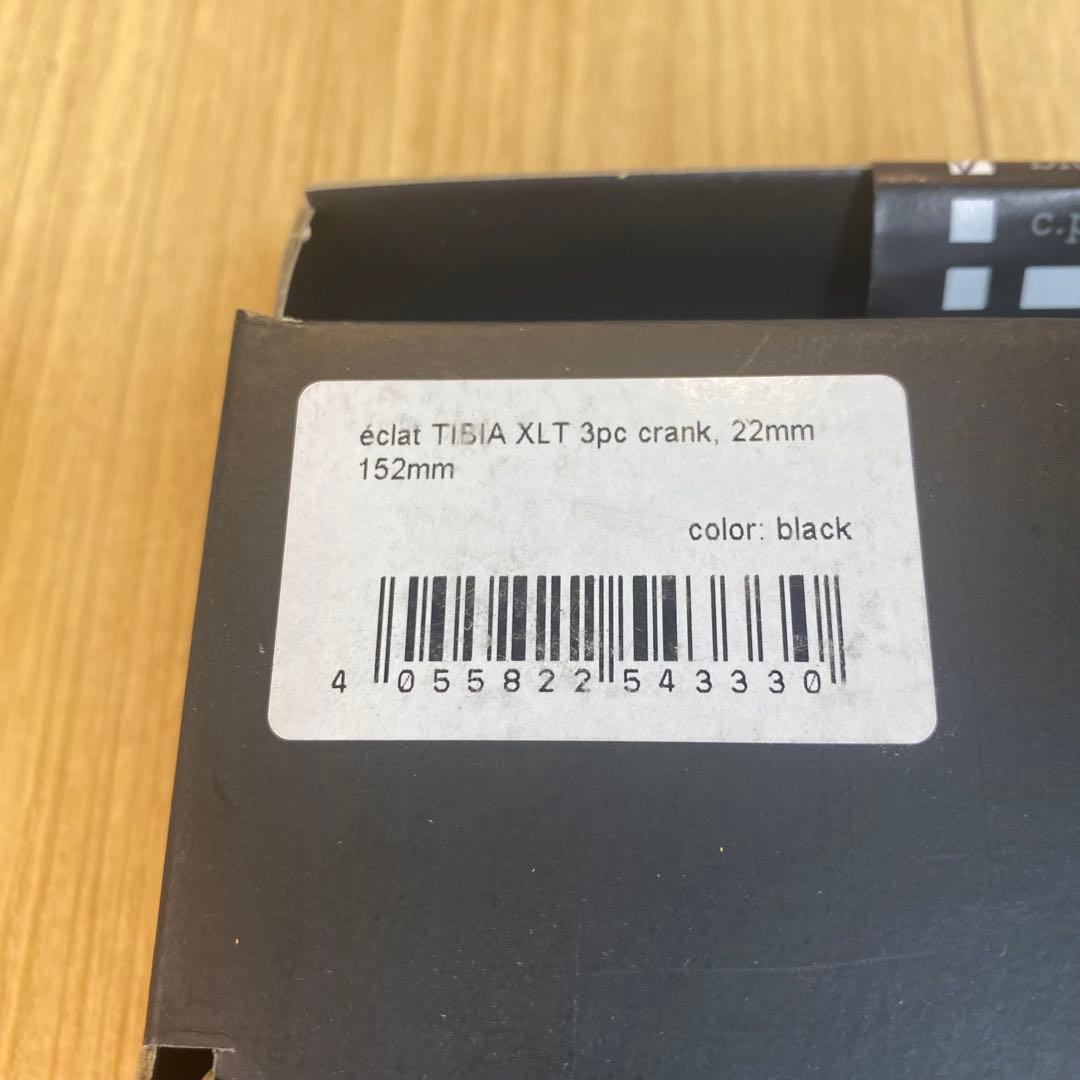 未使用 eclat TIBIA XLT 3pc　クランクセット