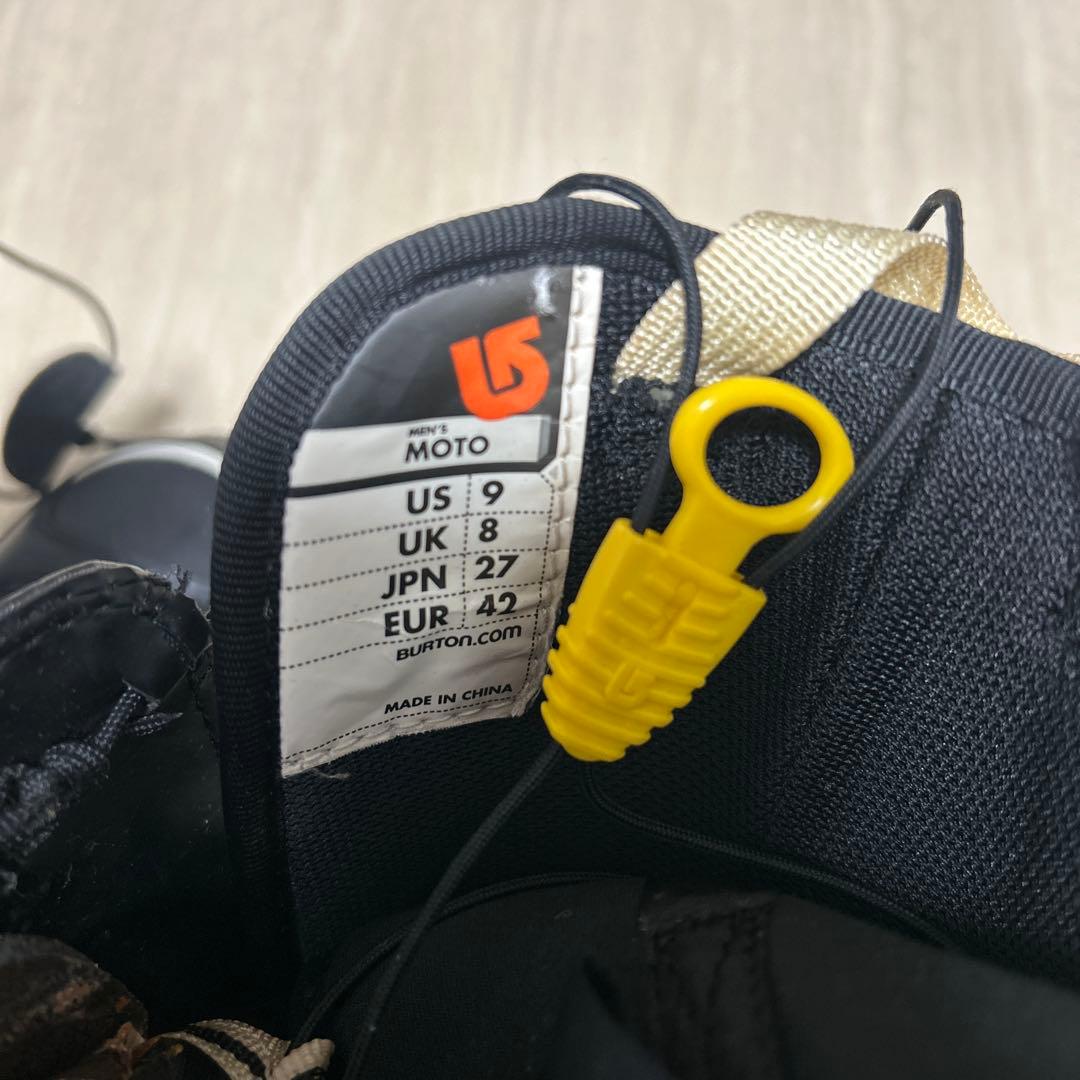Burton MOTOスノーボードブーツ 27cm ブラック　ケース付き！