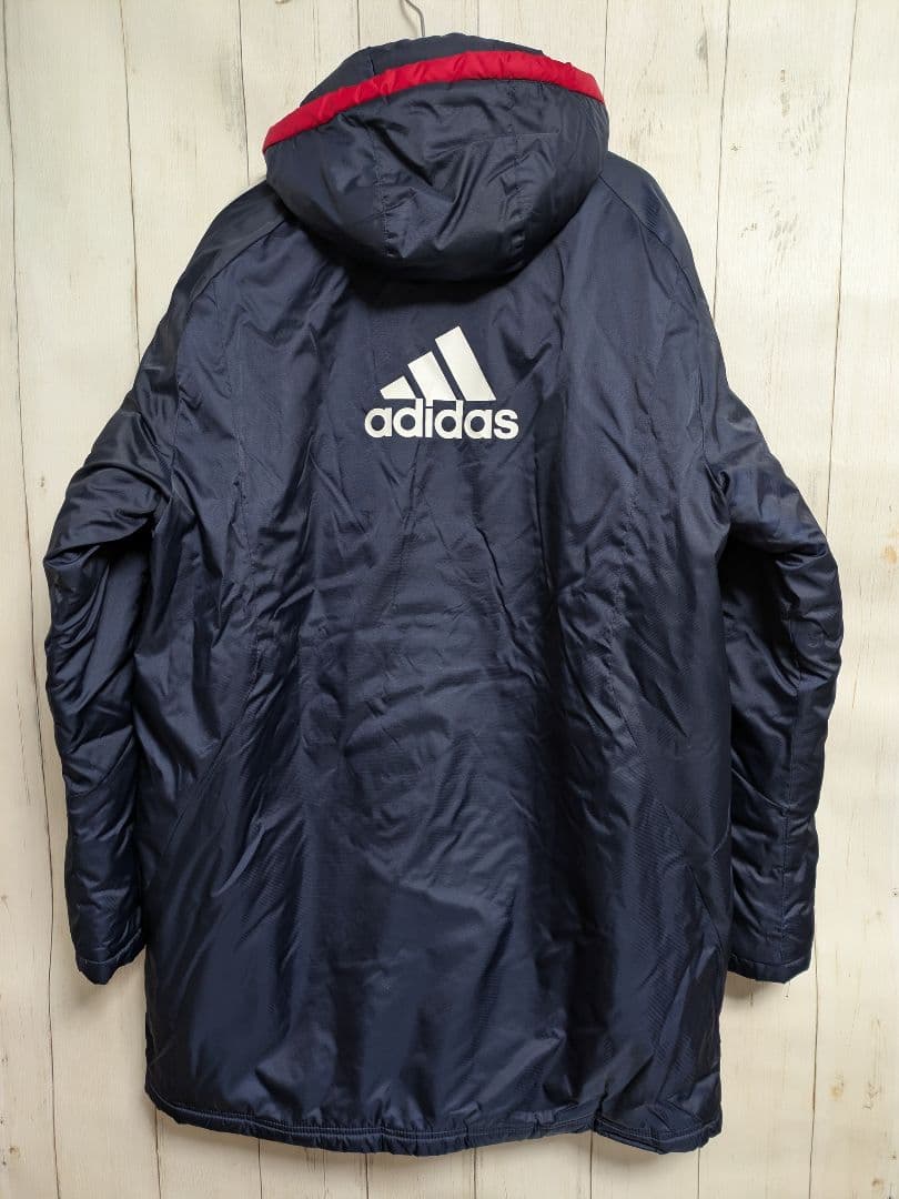 adidas アディダス Red Bull ベンチコート 2XO ネイビー