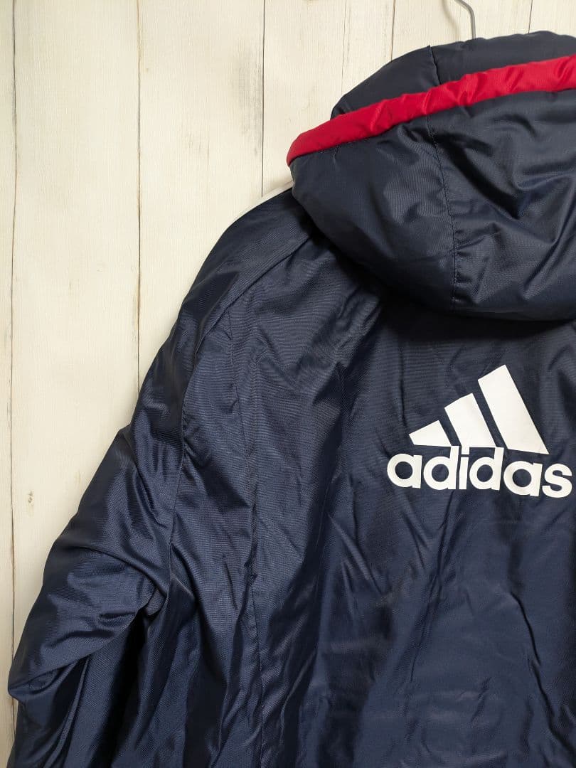 adidas アディダス Red Bull ベンチコート 2XO ネイビー