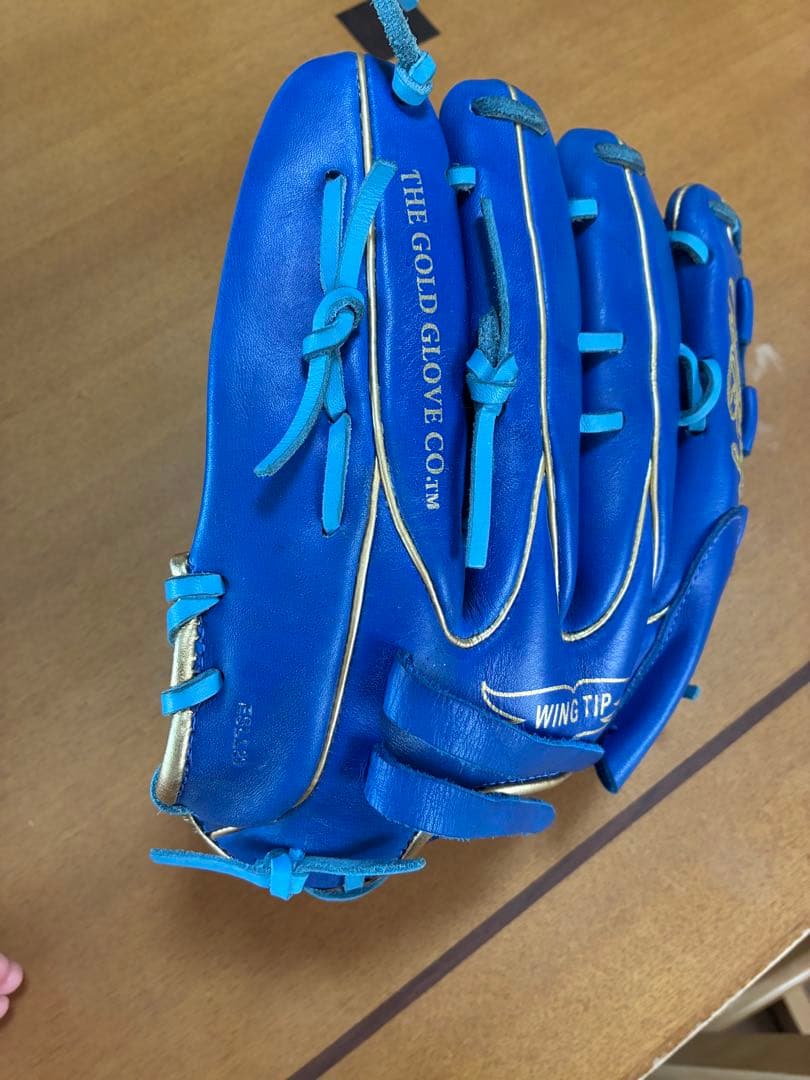 Rawlings Hypertech 青 軟式グローブ 右投げ用