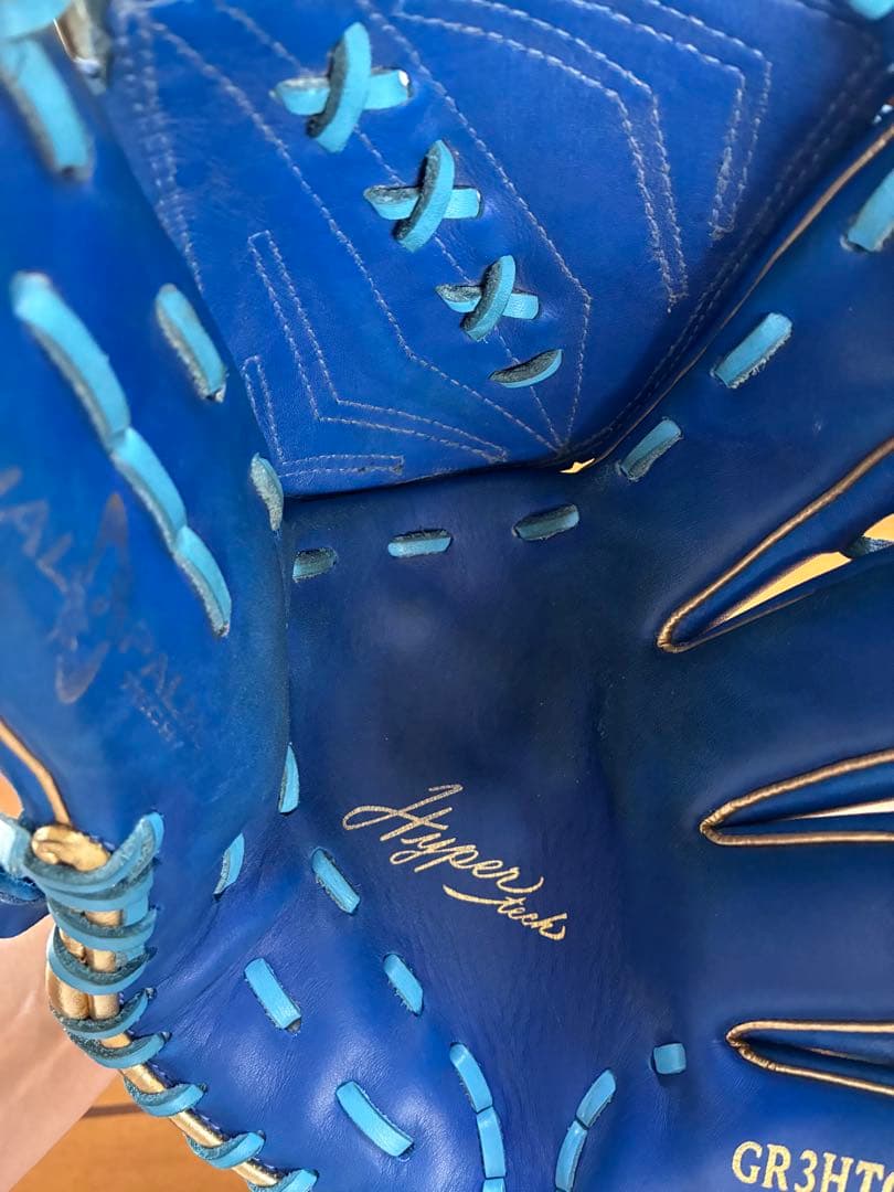 Rawlings Hypertech 青 軟式グローブ 右投げ用