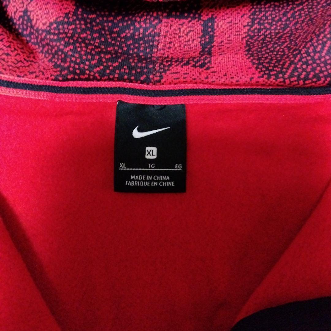 NIKEカイリーバスケットボールパーカー赤XL
