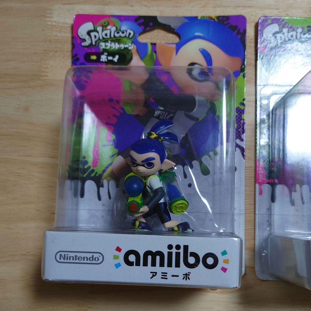 新品amiibo ガール ボーイ イカ 3個セットスプラトゥーンシリーズ