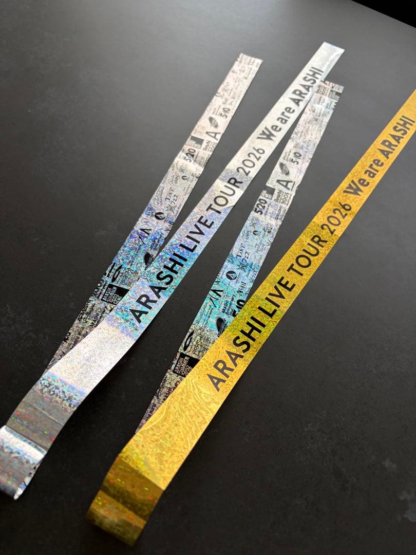 【即日発送】ARASHI LIVE TOUR 2026 金銀テープセット