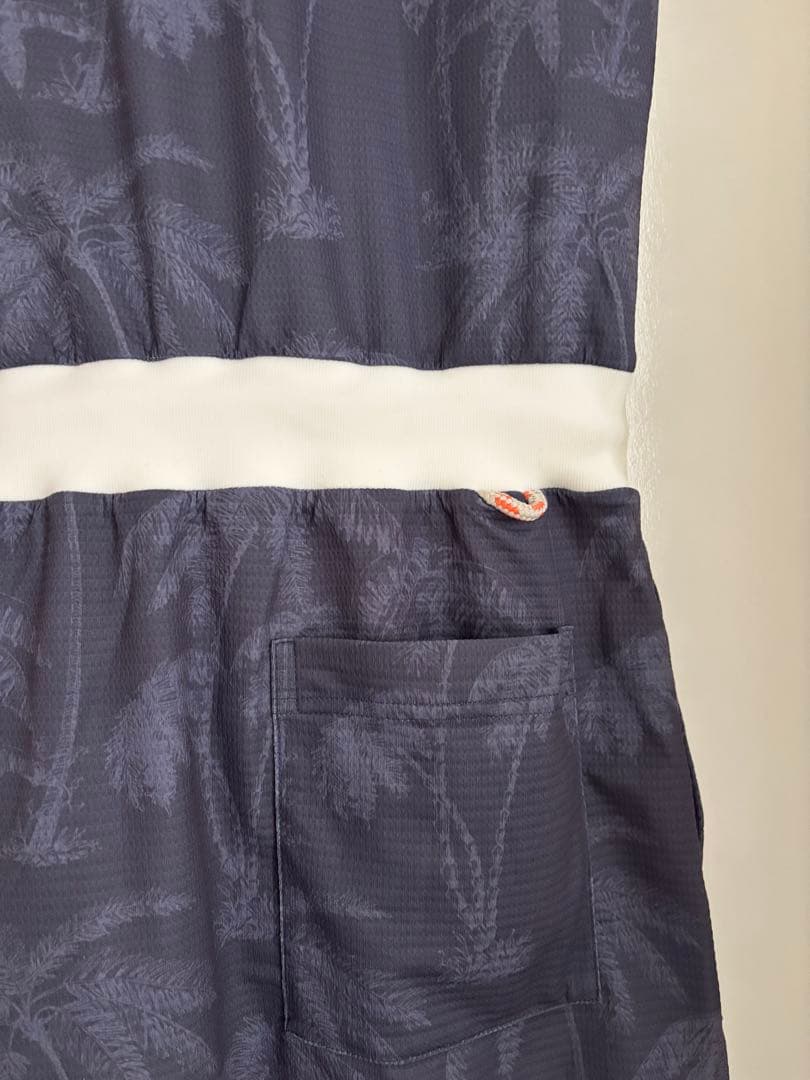 TRAVIS MATHEW ネイビー パームツリー柄 ワンピース　新品タグ付き