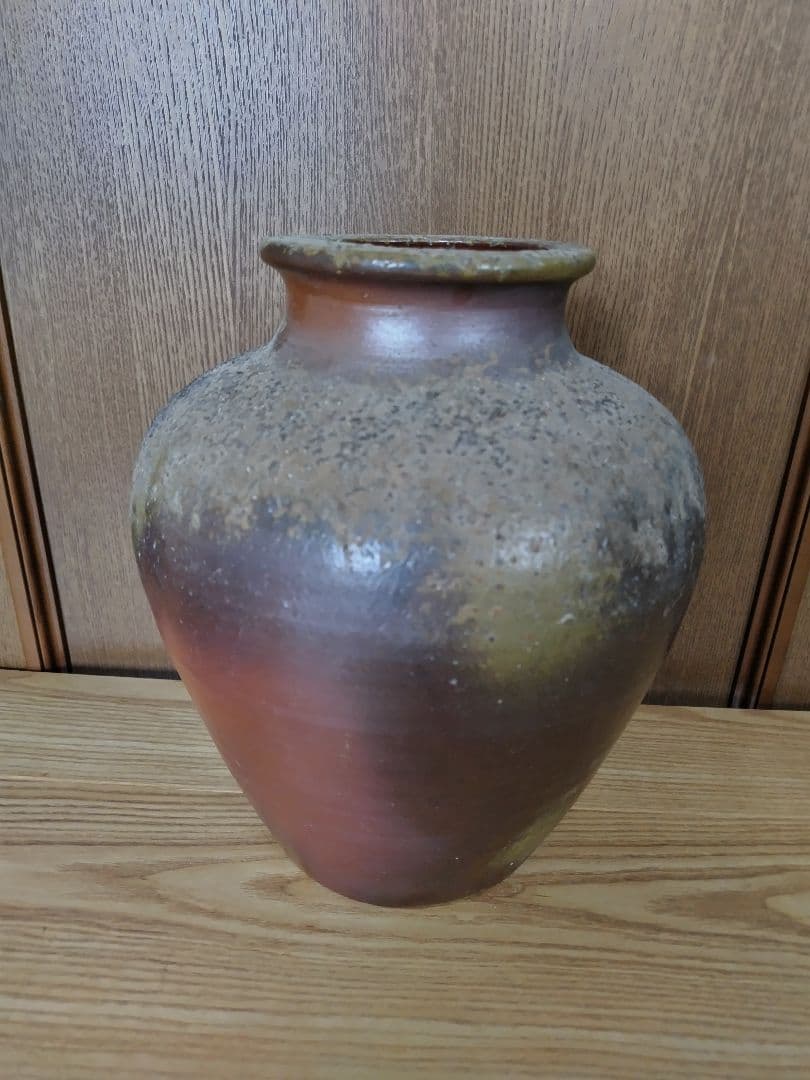 松井陶仙　備前焼　壺