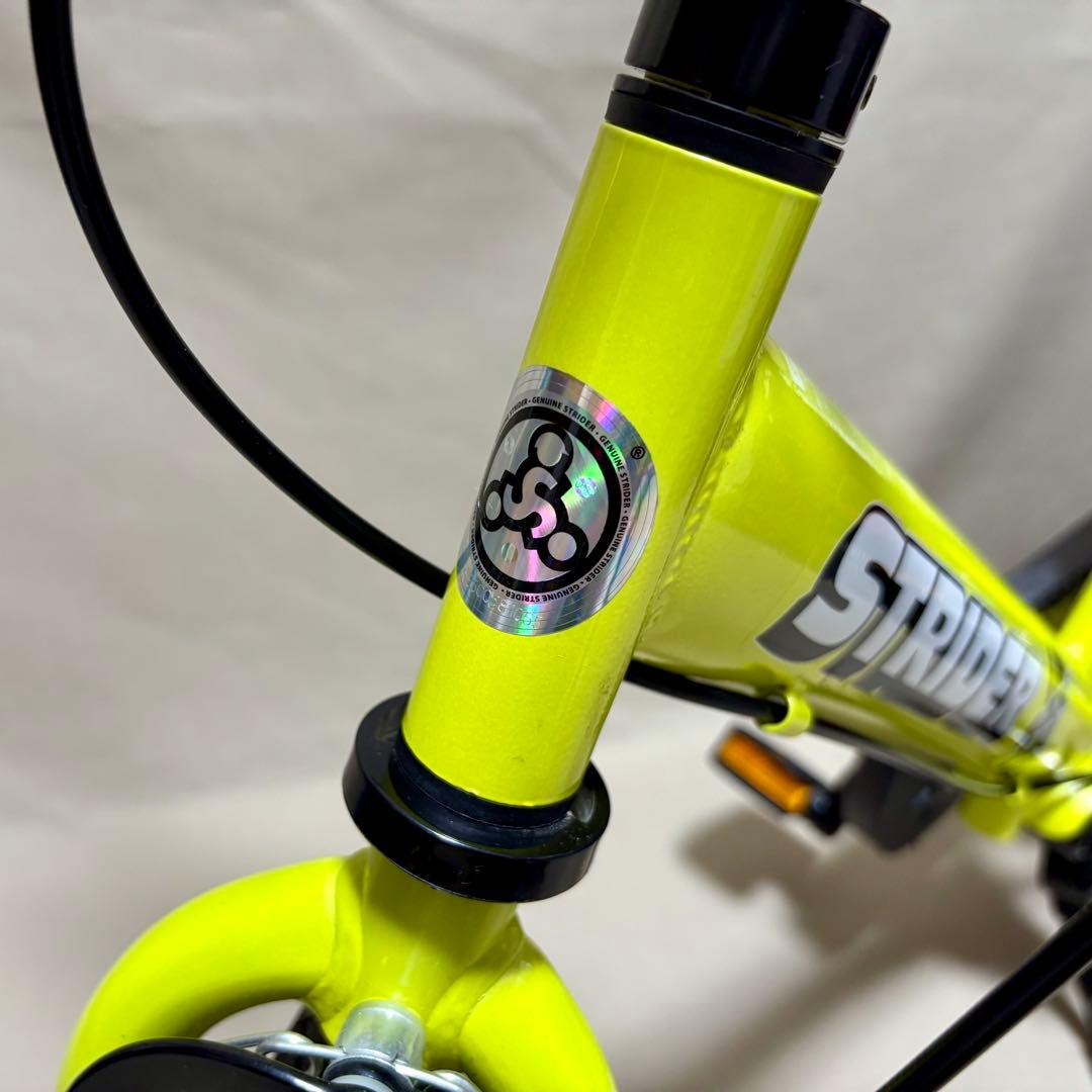 美品 STRIDER ストライダー 14× ライムイエロー 廃盤品 希少カラー