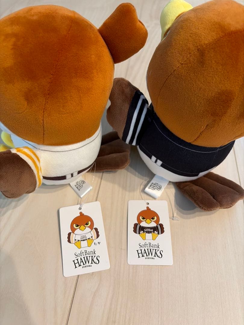 ソフトバンクホークス タカぬい3等セットおまけ付き