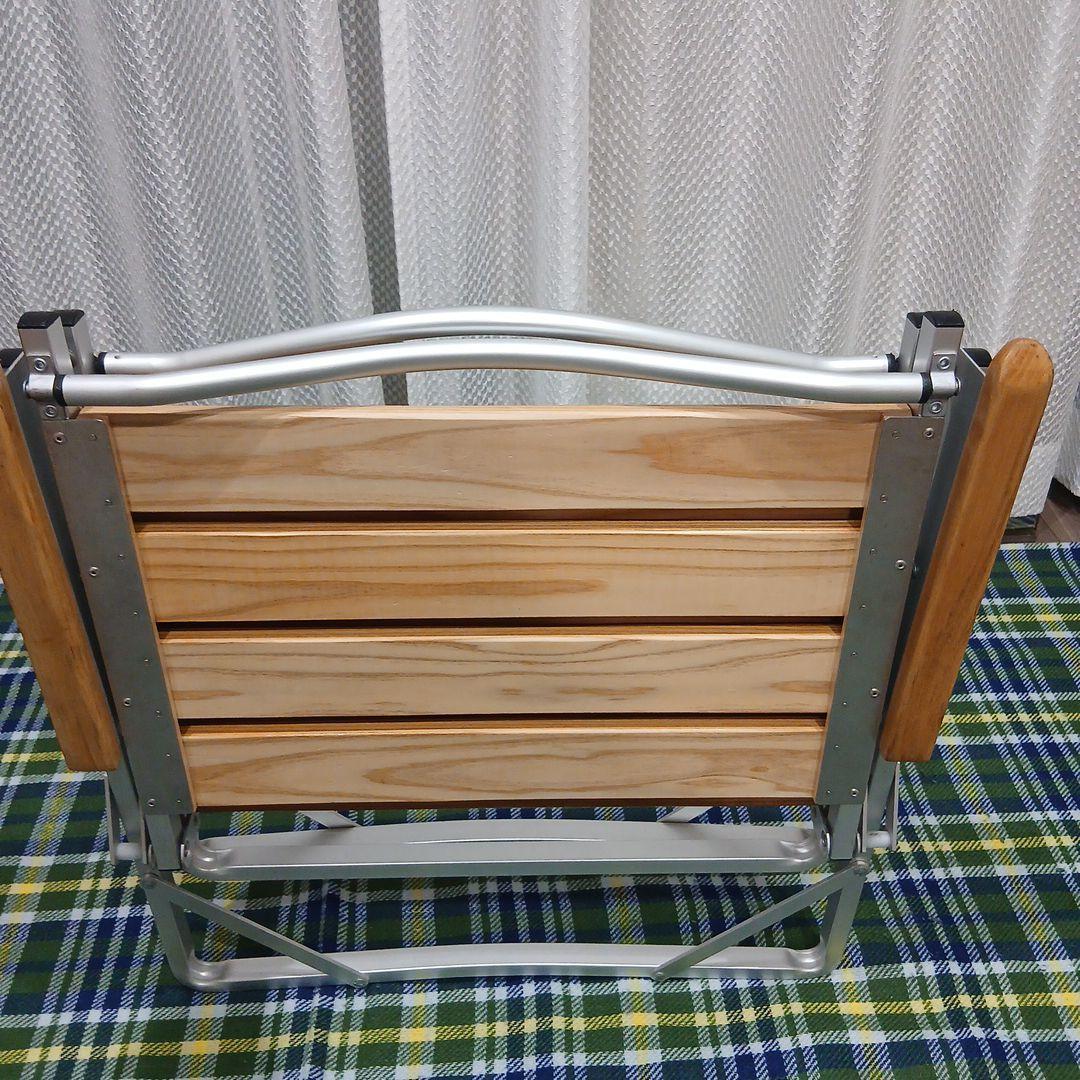 ウッドチェア　折り畳み式　椅子(キャンプ用)