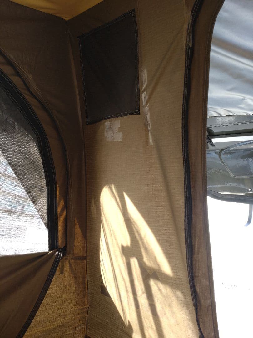 Easy Camper ルーフテント カーキ 大人2名用 はしご付