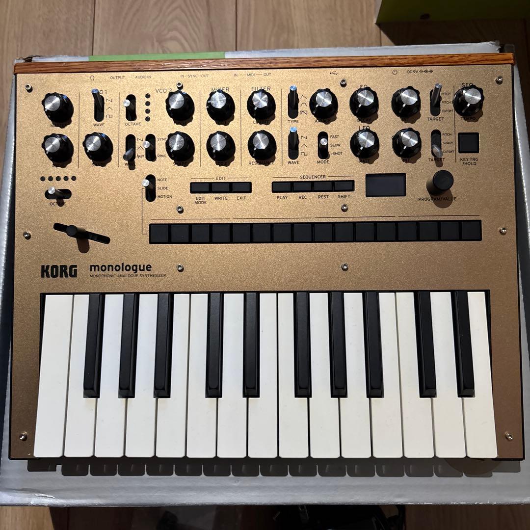 【希少】KORG monologue ゴールド 25鍵 シンセサイザー