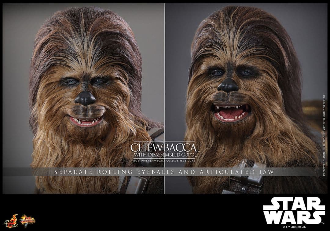 ホットトイズ ムービーマスターピース帝国の逆襲 チューバッカ＆C-3PO（分解）