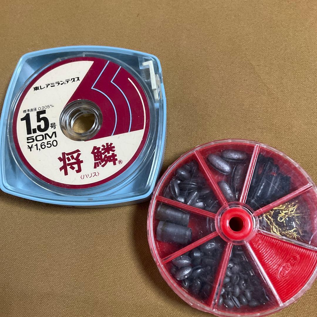 小物釣り竿（175・180・230）仕掛けセット、本革レザーレトロショルダー