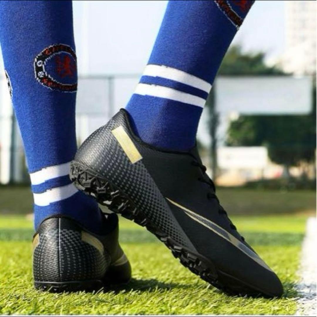 ⭐️26.5cm ブラック/ゴールド サッカーシューズ