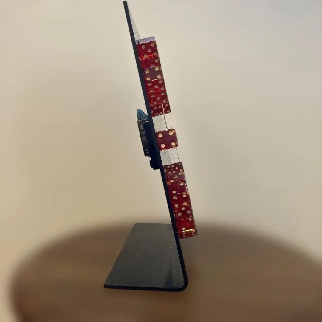 インテリア時計 Rare!90s Reno Casino Dice Tabletop Clock