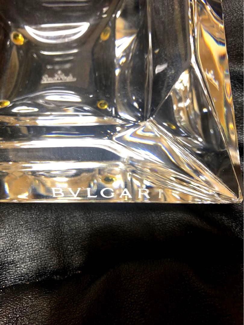 BVLGARI Rosenthal クリスタル　灰皿 小物入れ