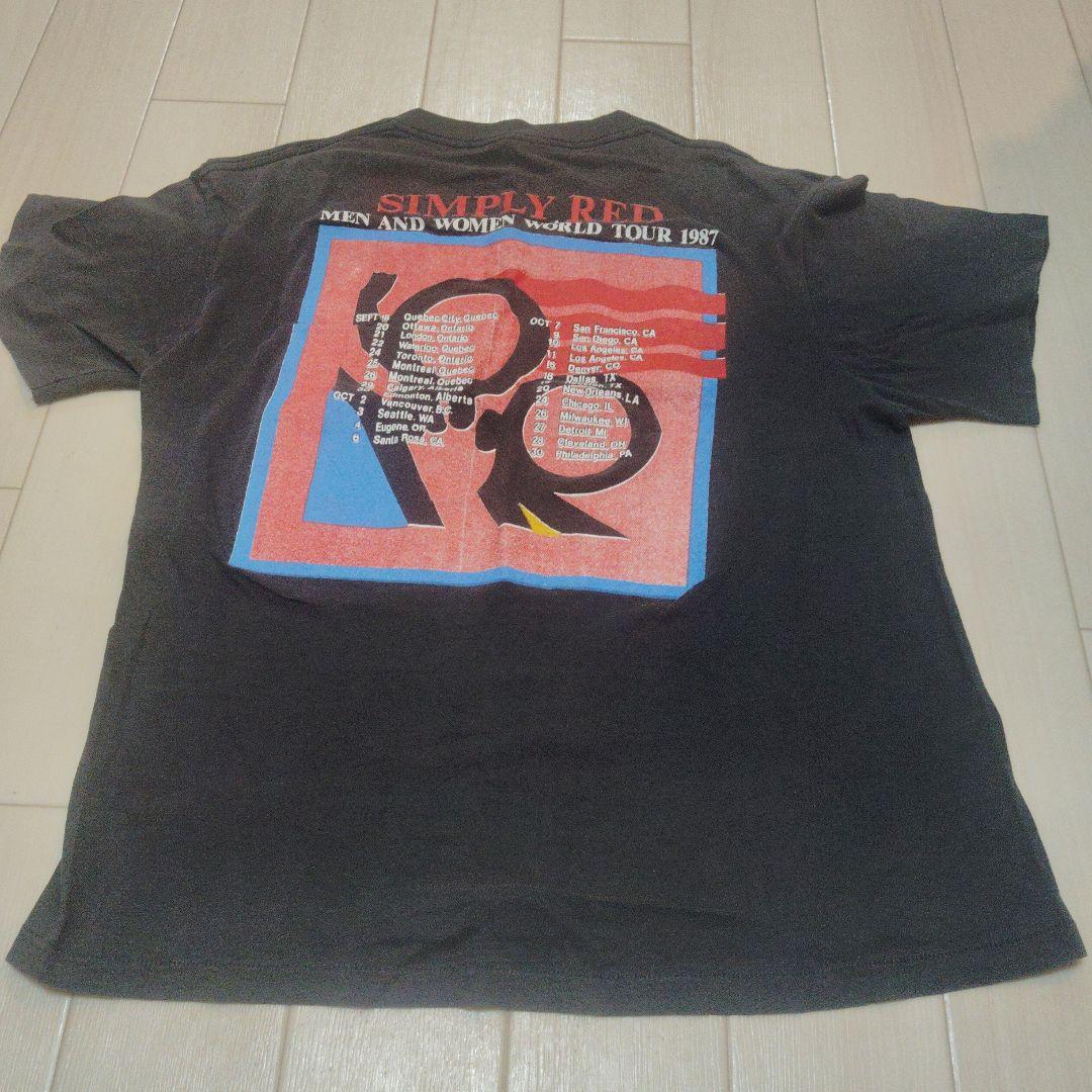 80's Simply Red 1987年ツアー Tシャツ