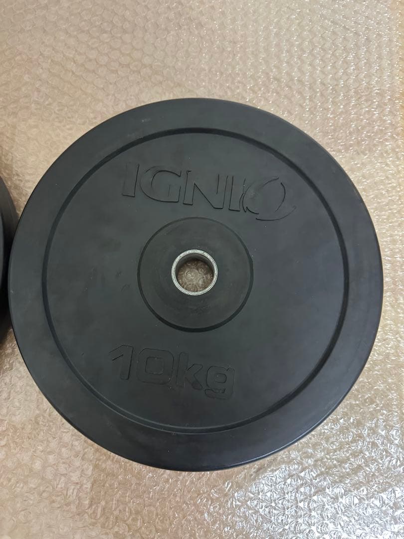 ラバープレート IGNIO 10キロ２枚 20キロ イグニオ 10kg 20kg