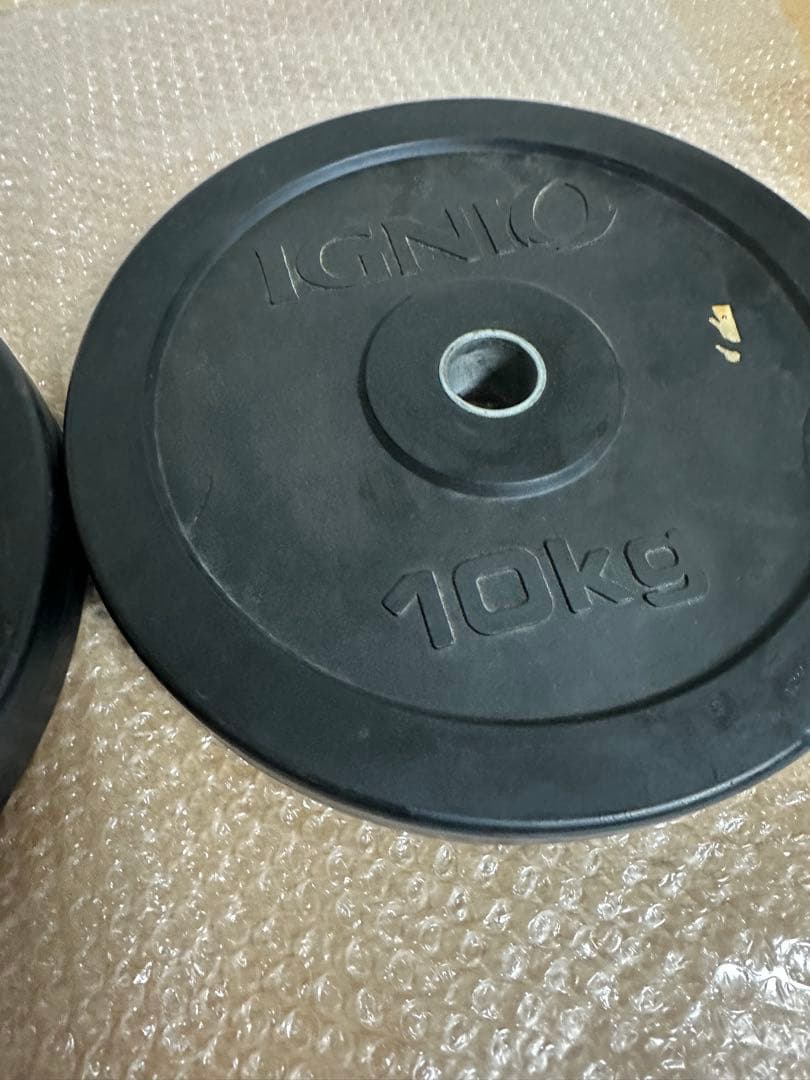 ラバープレート IGNIO 10キロ２枚 20キロ イグニオ 10kg 20kg