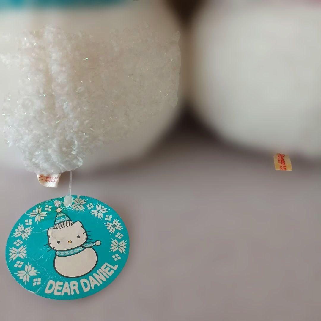 サンリオ　ハローキティ　ダニエル 雪だるま　ぬいぐるみ　スノウ　レトロ　ご当地