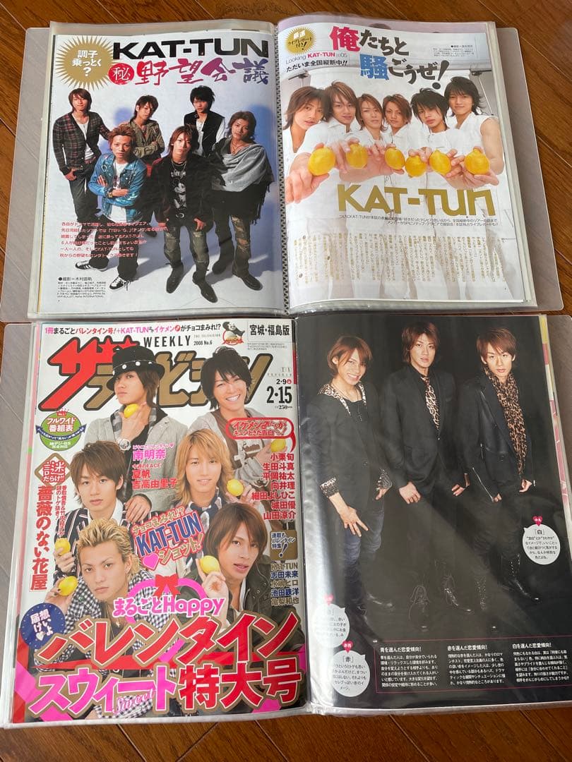 KAT-TUN 赤西仁 切り抜き テレビ誌 まとめ売り