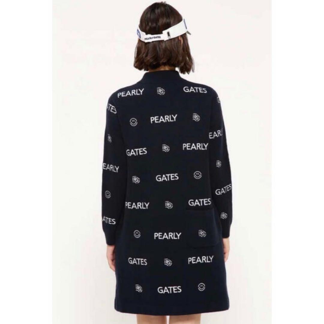 PEARLY GATES モックネックニットワンピース