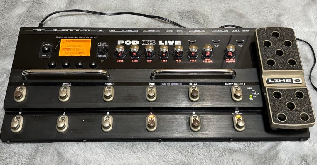 LINE6 POD X3 LIVE ギターエフェクター　ケース付き