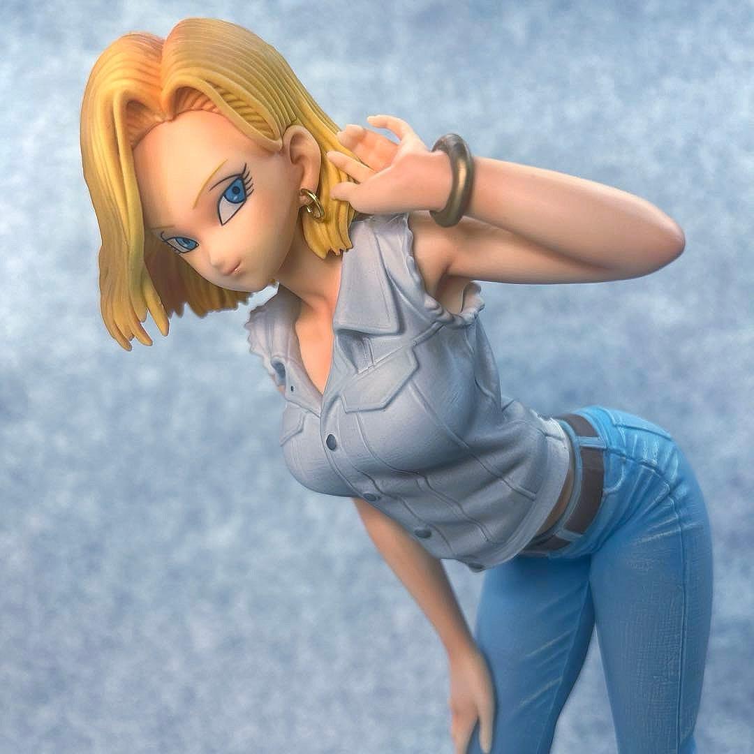 ドラゴンボール 人造人間18号 リペイント GLITTER & G 金属ピアス