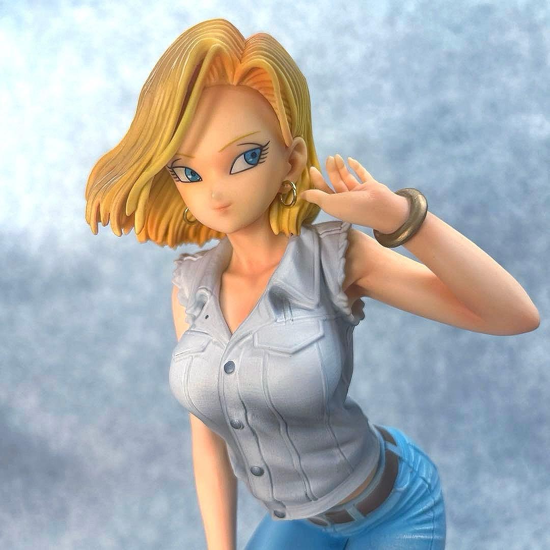 ドラゴンボール 人造人間18号 リペイント GLITTER & G 金属ピアス