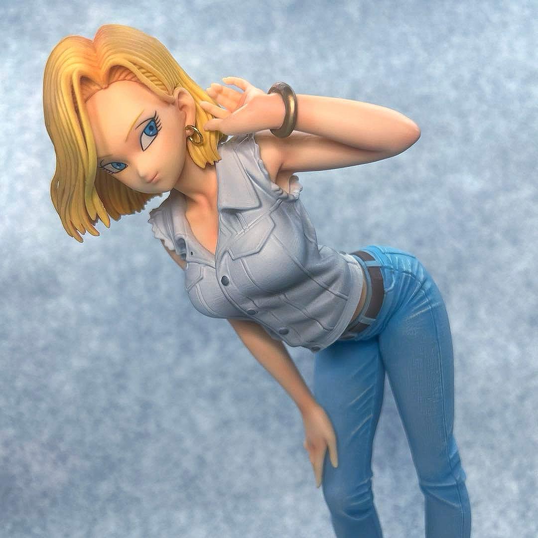 ドラゴンボール 人造人間18号 リペイント GLITTER & G 金属ピアス