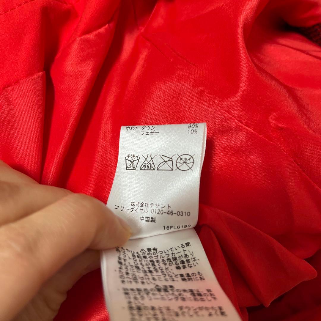 新品　デサントゴルフ　ダウンワンピース　ゴルフウエア